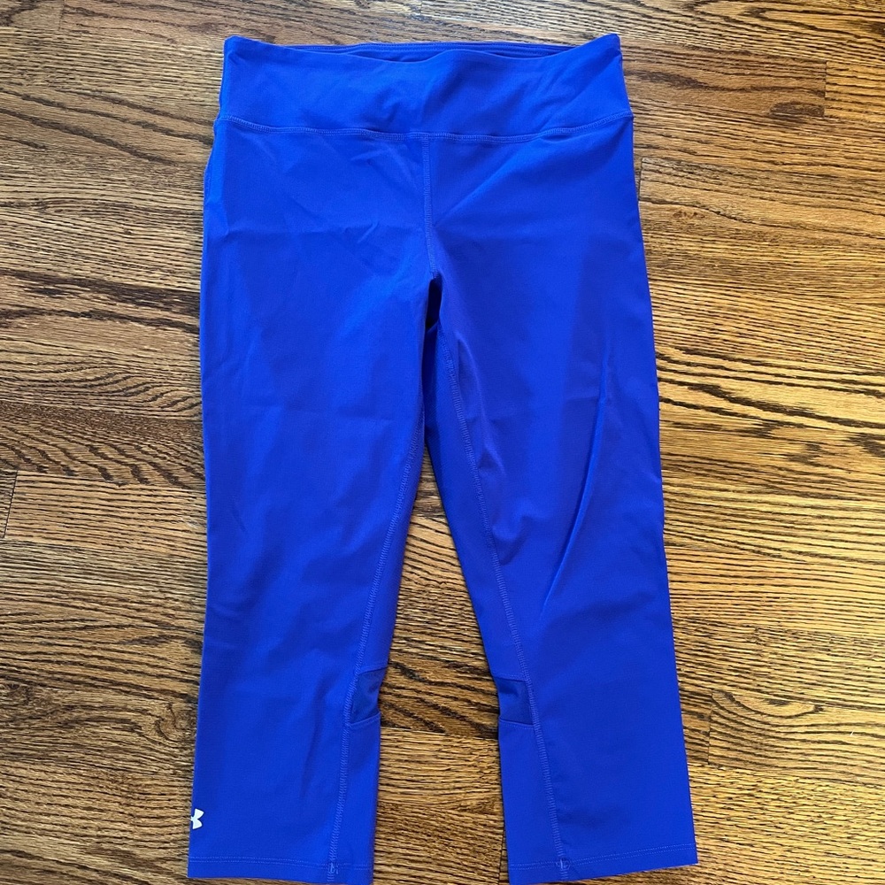 Under Armour Blue Capri 3/4 Leggings